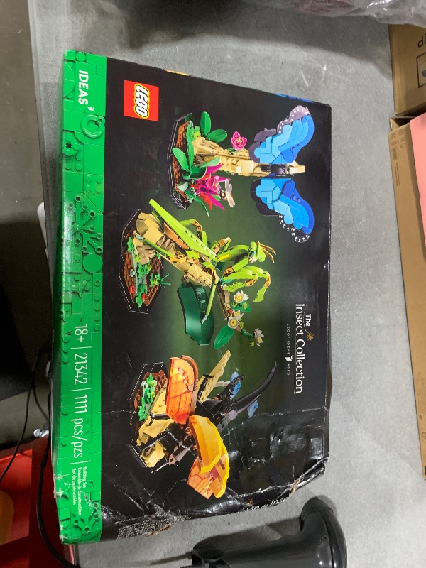 Photo 1 of LEGO Ideas The Insect Collection - Collectible Model Building Kit for Adults, Ages 18+ - Display Life Size Morpho Butterfly, Hercules Beetle, & Chinese Mantis - Gift for Mother's Day - 21342