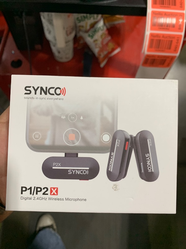 Photo 1 of SYNCO 2 Mics Wireless Lavalier Microphone, USB-C Wireless Microphones for iPhone 15, Andriod Phone, P2XT Professional Lapel Mics for Tiktok, YouTube, Streaming, Vlog Video Recording, Type-C Devices