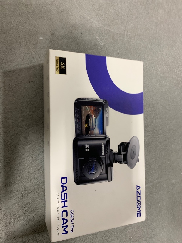 Photo 1 of AZDOME 4K Dash Cam Front and Rear, STARVIS Night Vision, UHD 2160P WiFi Dash Camera for Cars with GPS, Included 64GB Card, 2.4" IPS Screen Dashcam, 170°Wide Angle, WDR, 24H Parking Mode (GS63H Pro)