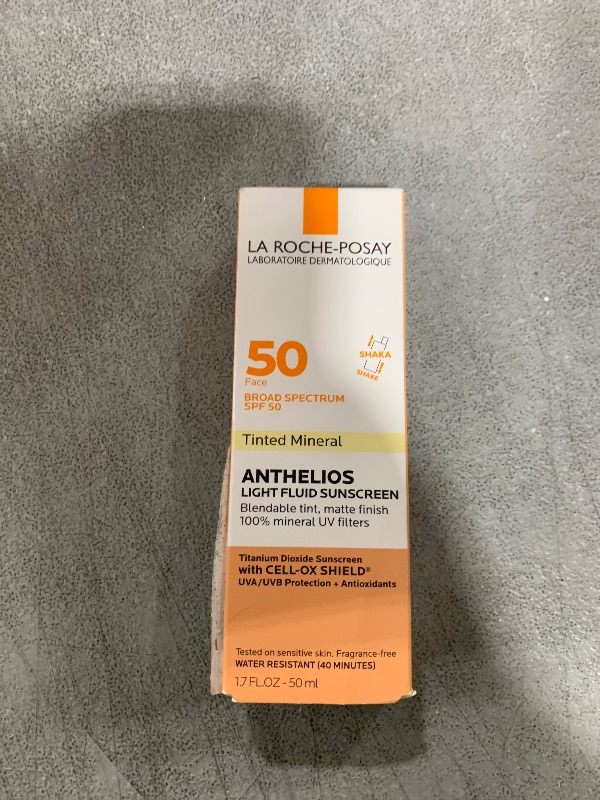 Photo 1 of La Roche-Posay Anthelios Tinted Sunscreen SPF 40+, Broad Spectrum SPF + Antioxidants, Titanium Dioxide & Zinc Oxide Sunscreen, 4 Flexible Shades With No White Cast, Oil Free & Oxybenzone Free