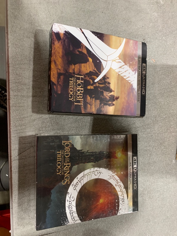 Photo 1 of Lord of the Rings / Hobbit, The: Motion Picture Trilogy (Extended & Theatrical 2-Sets) (4K Ultra HD)