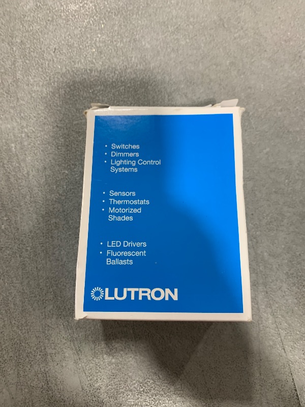 Photo 1 of Lutron Caseta 3 Way Smart Dimmer Switch Kit, w/ Wireless 3 way Pico Remote and Bracket, Light Switch for LED Lights, No Neutral Required, P-PKG1WB-WH