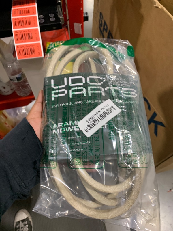 Photo 1 of UDC Parts 429636 197253 Mower Belt for Craftsman Husqvarna Poulan AYP 532429636 598559101 592855001 PP19A42 YTA18542 / Aramid Cord / 101.20 inches