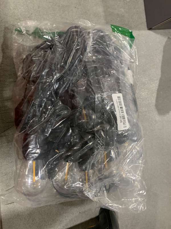 Photo 1 of Svater Outdoor String Lights 150FT, E26 Socket, 48pcs S14 Shatterpoof Bulbs, 1 Watt Dimmable 2700K Warm White, IP65 Waterproof Commercial Grade Patio Lights?3 Pack X 50FT?