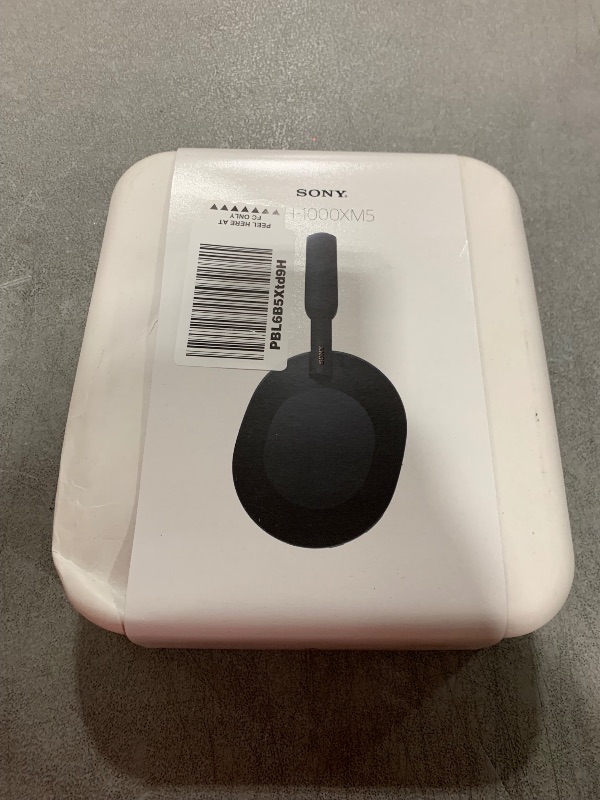 Photo 1 of Sony WH-1000XM5B Noise Canceling Wireless Headphones - 30hr Battery Life - Over-Ear Style - Optimized for Alexa and Google Assistant - Built-in mic for Calls - International Version - Charcoal Black
