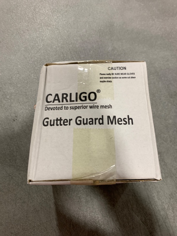 Photo 1 of Carligo Gutter Guard, Leaf Guards for Gutters, Aluminum 5 Inch x 21 Feet Leaf Filter Gutter Protection Roll, Gutter Covers Screen, Rain Gutter Leaf Guards, Gutter Mesh