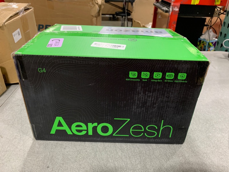Photo 1 of VIVOSUN AeroZesh G4 4-inch 195 CFM Inline Duct Fan with E12 Speed Controller, Entirely Programmable PWM-Controlled EC Fan for Grow Tent Ventilation