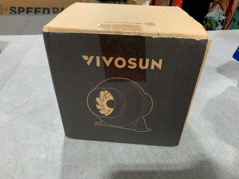 Photo 1 of VIVOSUN D4 4 Inch 195 CFM Inline Duct Ventilation Fan HVAC Vent Blower for Hydroponics Grow Tent