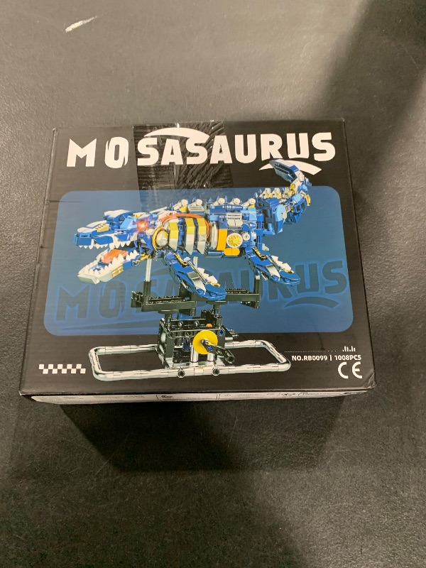 Photo 1 of RiceBlock Sea Dinosaur Crossing Ocean World Building Set, Mosasaurus Building Toys for Kids and Adults, A Toys Compatible with Lego Sets for Boys Age 8-12, 785 Pieces