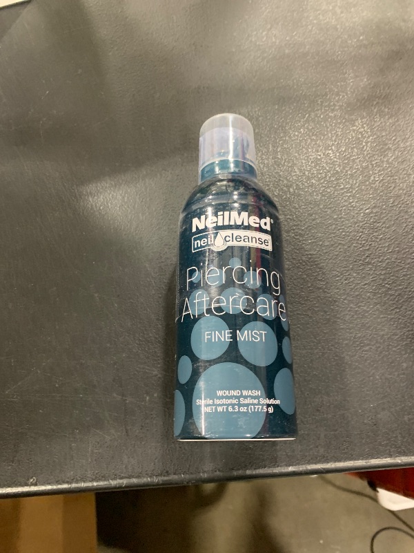 Photo 1 of NeilMed NeilCleanse Piercing Aftercare, Fine Mist, 6.3 Fluid Ounce