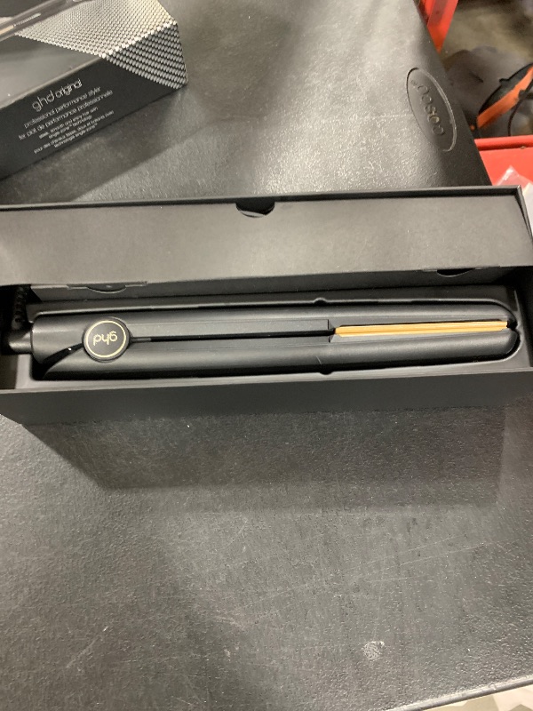 Photo 1 of ghd Original Styler ? 1" Flat Iron Hair Straightener, Optimum Styling Temperature for Professional Salon Quality Results, No Extreme-Heat Styling Damage, Ceramic Heat Technology ? Black