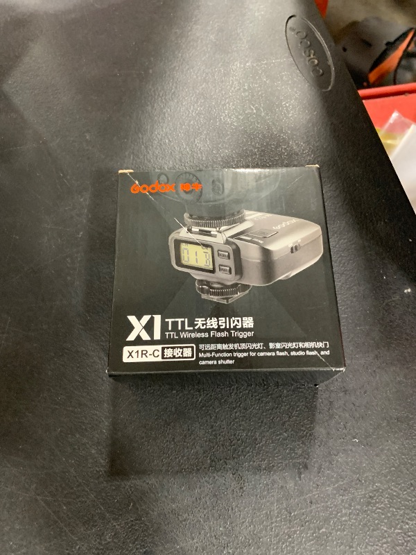 Photo 1 of Godox X1R-C TTL Wireless Flash Trigger Receiver Compatible for Canon Cameras, 2.4G Wireless Flash Receiver, High Speed Sync 1/8000s, 5 Groups and 32 Channels(X1R-C Receiver Only)