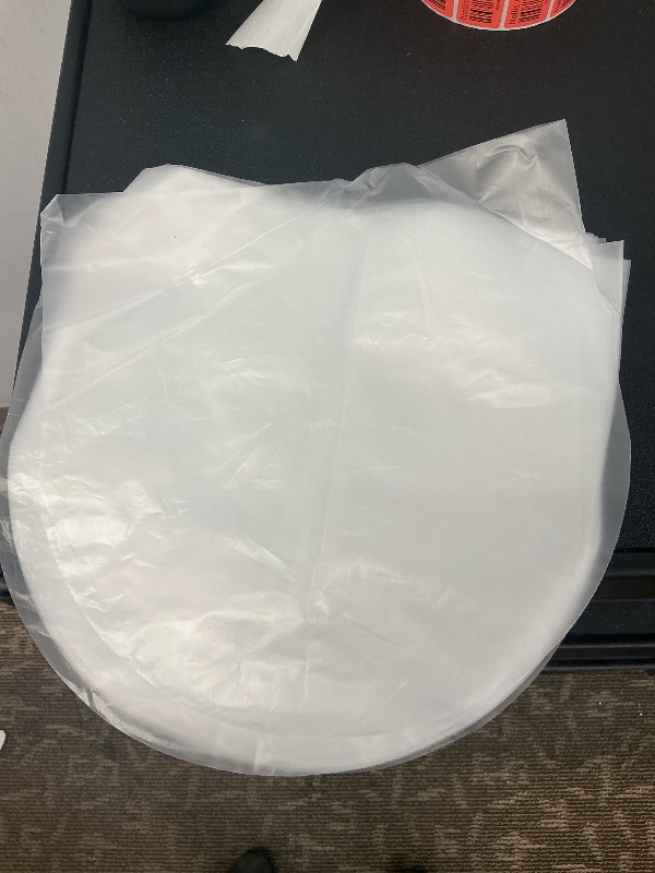 Photo 1 of 100-Pack Vinyl Sleeves Inner -12" Vinyl Record Protective Sleeves - Protect Your LP Albums from Scratches, Dirt & Dust - No-Acid Exterior Disc Cover (Inner Sleeves-Round Bottom)