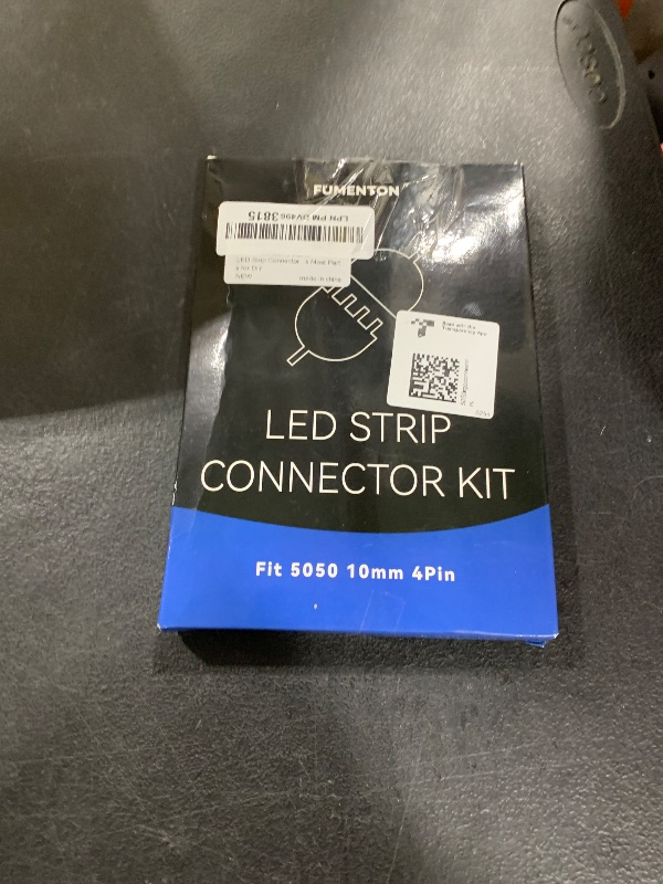 Photo 1 of FUMENTON LED Strip Connector Kit for 5050 10mm 4Pin,Includes 8 Types of Solderless LED Strip Accessories,Provides Most Parts for DIY