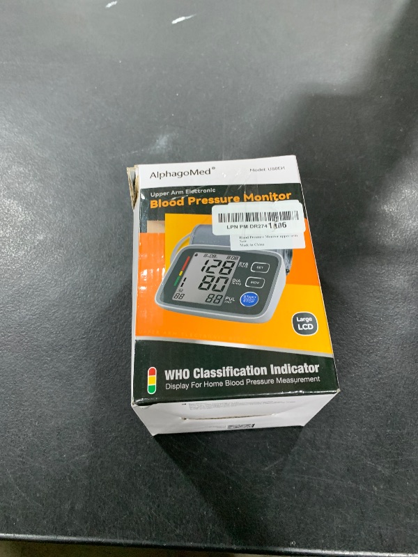 Photo 1 of ALPHAGOMED Upper Arm Blood Pressure Monitor for Home Use 2 Cuff Sizes, 9-17'' & 13-21''Extra Large BP Cuff Automatic Digital Blood Pressure Machine 2 Users 180 Memories USB Cable 4 AA Batteries