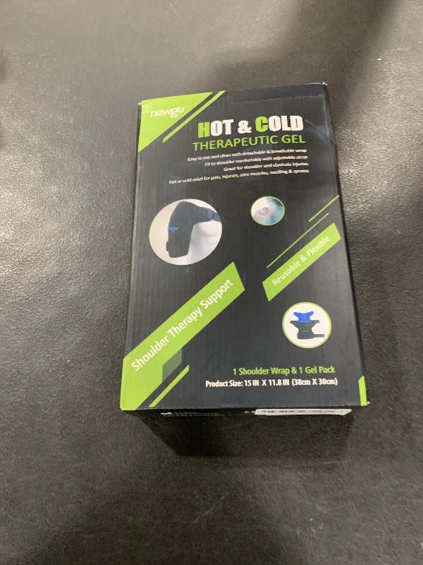 Photo 1 of NEWGO Shoulder Ice Pack Rotator Cuff Cold Therapy, FSA HSA Eligible Ice Pack Shoulder Wrap Cold Compression Sleeve for Pain Relief, Surgery Recovery, Bursitis - Medium