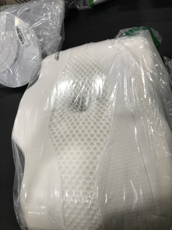 Photo 1 of Ultra Pain Relief Cooling Pillow for Neck Support, Adjustable Cervical Pillow Cozy Sleeping, Odorless Ergonomic Contour Memory Foam Pillows, Orthopedic Bed Pillow for Side Back Stomach Sleeper
