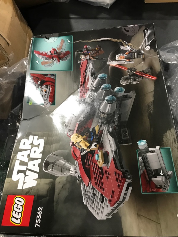 Photo 1 of LEGO Star Wars Ahsoka Tano’s T-6 Jedi Shuttle Spaceship Toy - Star Wars Building Toys Set for Kids, Boys & Girls, Ages 9+ - Birthday Gift for Fans - 4 Minifigures - 75362