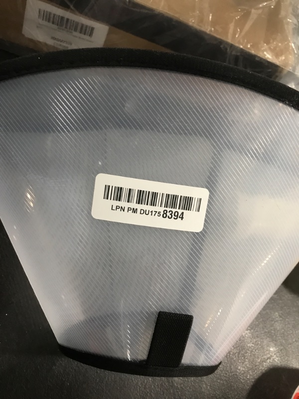 Photo 1 of Supet Dog Cone Collar Adjustable After Surgery, Comfortable Pet Recovery Collar & Cone for Large Medium Small Dogs, Elizabethan Dog Neck Collar Plastic Practical
