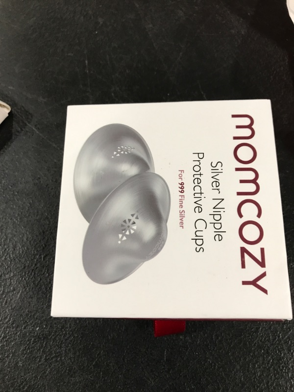 Photo 1 of Momcozy 999 Silver Nursing Cups Original Perforated Breathable Design, 999 Silver Nipple Cover for Breastfeeding Essential, Silver Nipple Shield for Nursing Newborn, Metal Nipple Shields, Regular Size