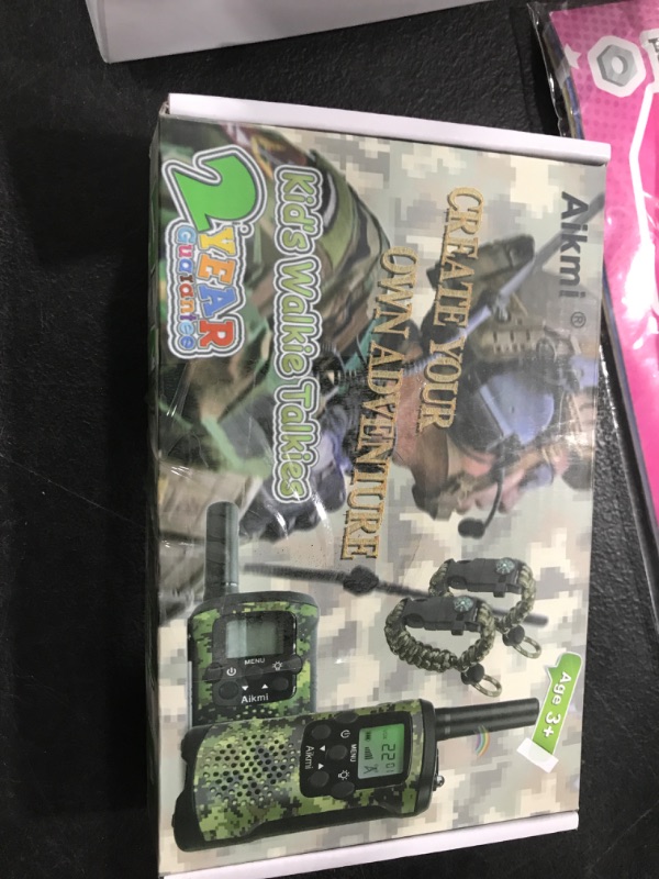 Photo 1 of Walkie Talkies for Kids 22 Channel 2 Way Radio 3 Miles Long Range Handheld Walkie Talkies Durable Toy Best Birthday Gifts for 6 Year Old Boys and Girls fit Adventure Game Camping (Green Camo 1)
