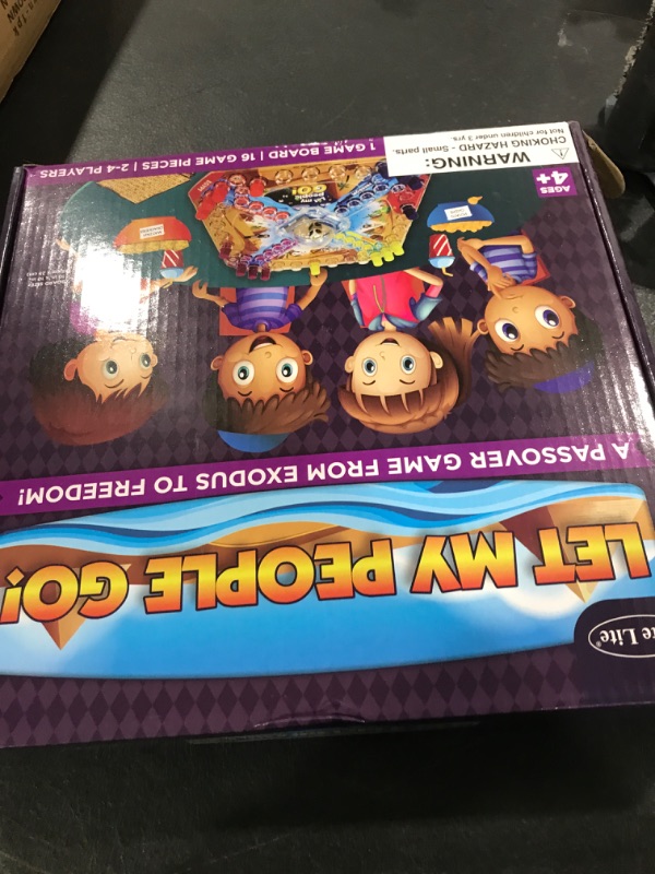 Photo 1 of Rite Lite Let My People Go! Jewish Board Game Judaica Gifts for Kids Holiday Party Favors Judaism Game Up to 4 Players A Perfect Family-Friendly Party Game Fun & Educational