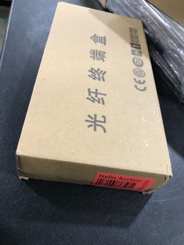 Photo 1 of SC SM 6Port Box +Cables Wall Mount Fiber Enclosure with Splicing Module and Loaded 6 Port SC-UPC Singlemode LGX Panel