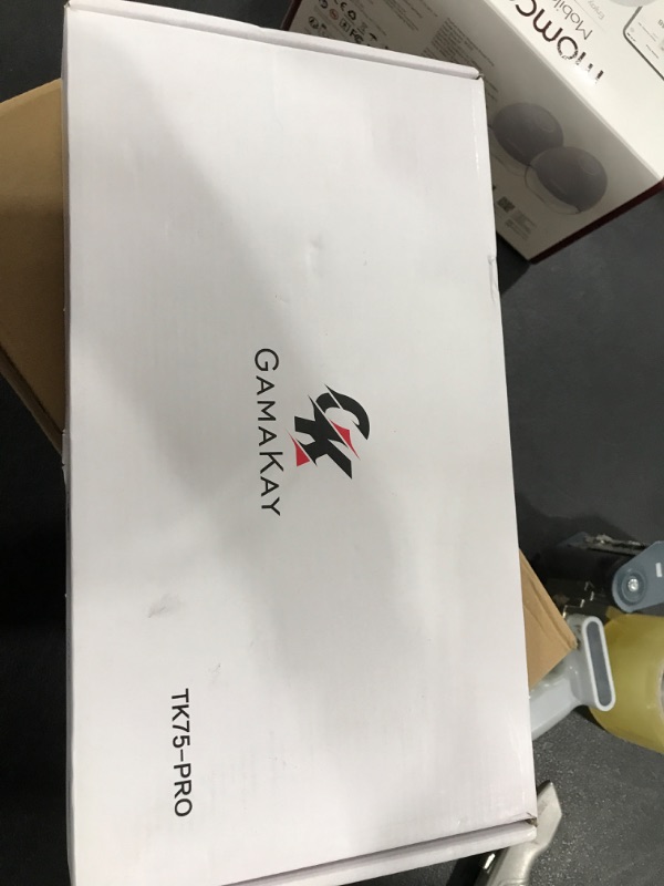 Photo 1 of GK GAMAKAY TK75PRO Aluminum Alloy Mechanical Keyboard Gasket Mounted, Hot Swappable KTT Hyacinth Switch 2.4GHz Wireless BT5.0 USB-C 75% Cherry 81 Keys Custom RGB Backlit Gaming Keyboard (Violet)