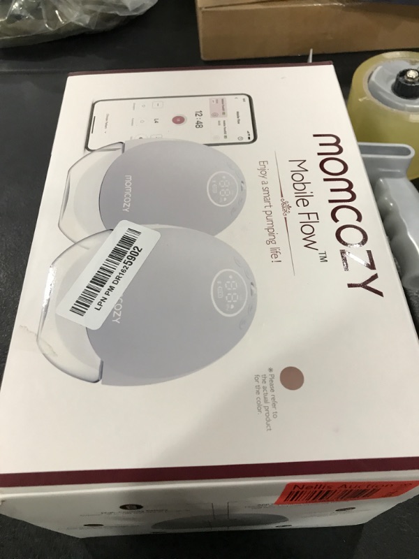 Photo 1 of Momcozy Breast Pump Hands Free Upgraded Mobile Flow | M9, App Discreet Control with Personalized Multi-Modes & 15 Levels, Wearable Breast Pump 24mm, 2 Pack Cozy Red