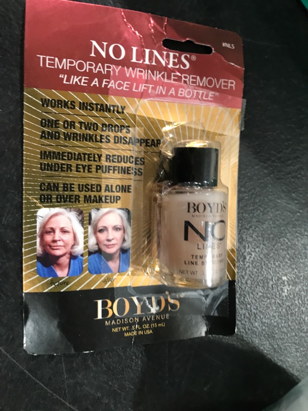 Photo 1 of Boyd's Renoir No Lines Temporary Wrinkle Remover- For Forehead, Eyes, Lips, 0.5 fl oz