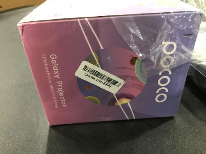 Photo 1 of POCOCO Galaxy Star Projector for Bedroom with Replaceable Optical Film Discs, Home Planetarium Night Light Projector with High-Definition Soft Light for Relax, Study, and Meditate, Stress Relief Gifts