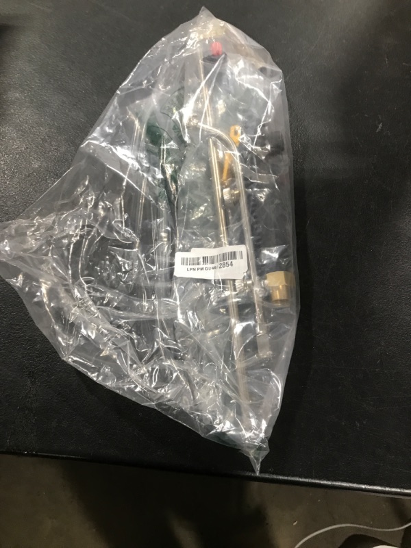 Photo 1 of Pump Sprayer Wand with 3 Types of Nozzles, Fan Nozzle Replacement Sprayer Wand, Stainless Steel Sprayer Wand Replacement with 1/4" & 3/8" Brass Barb and 2 Hose Clamps (Plastic Handle)