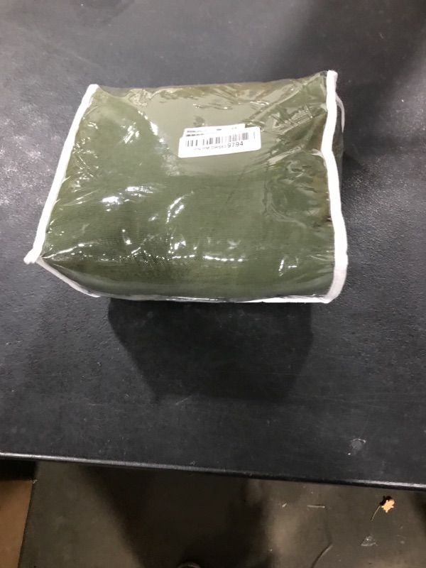 Photo 1 of SHINELAND Olive Green Sheer Curtains 108 inches Long,Semi Light Filtering Earth Tone Earthy Moss Linen MCM Mid Century Modern Curtains for Living Room