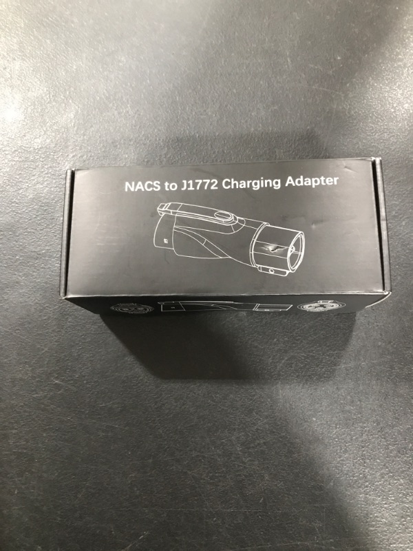 Photo 1 of Tesla to J1772 Adapter, Nacs to J1772 Adapter with Fixed Lock Works, Up to Max 48A 250V Converter?Compatible with Nacs Wall/Mobile Connector Target Chargers ?Only for J1772 Evs? Black