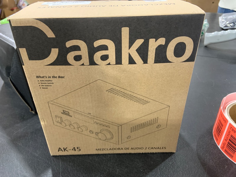 Photo 1 of Daakro AK45 Stereo Audio Amplifier,300W Home 2 Channel Wireless Bluetooth 5.0 Power Amplifier System, Home Amplifiers FM Radio, USB, SD Card, with Remote Control Home Theater Audio Stereo System