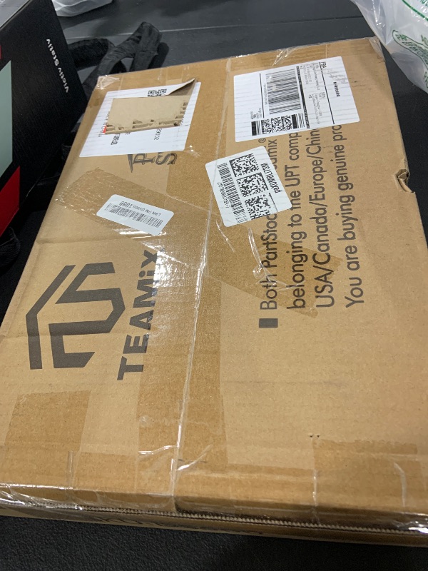 Photo 1 of TEAMIX 20 inch Monitor Stand Riser, Wood Monitor Stand for Desk, TV/Screen/PC/Printer/Laptop Riser, Computer Stand with Keyboard Organizer, Black Desktop Stand, Monitor Riser (Black, 20 inch)