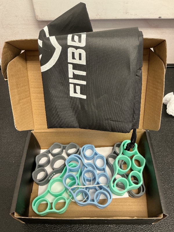 Photo 1 of FitBeast Grip Strength Trainer, Finger Exerciser, Forearm Strengthener 9-Piece Kit, Hand Grip Strengthener Targeted Strength, Relief & Recovery (Green)