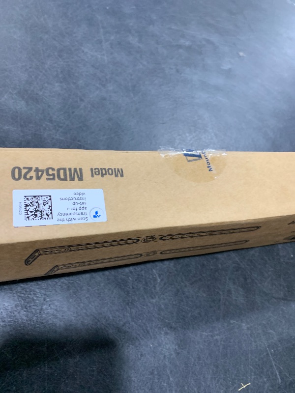 Photo 1 of Mounting Dream Soundbar Mount Bracket for Mounting Above or Under TV Fits Most of Sound Bars Up to 15 Lbs, with Detachable Long Extension Plates MD5420