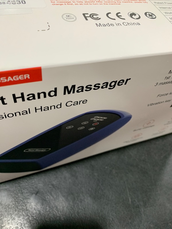 Photo 1 of Hand Massager with Compression & Heating - Mothers Day Fathers Gifts,Gifts for Women Mom Girlfriend,Birthday Gifts for Women Men(Blue)