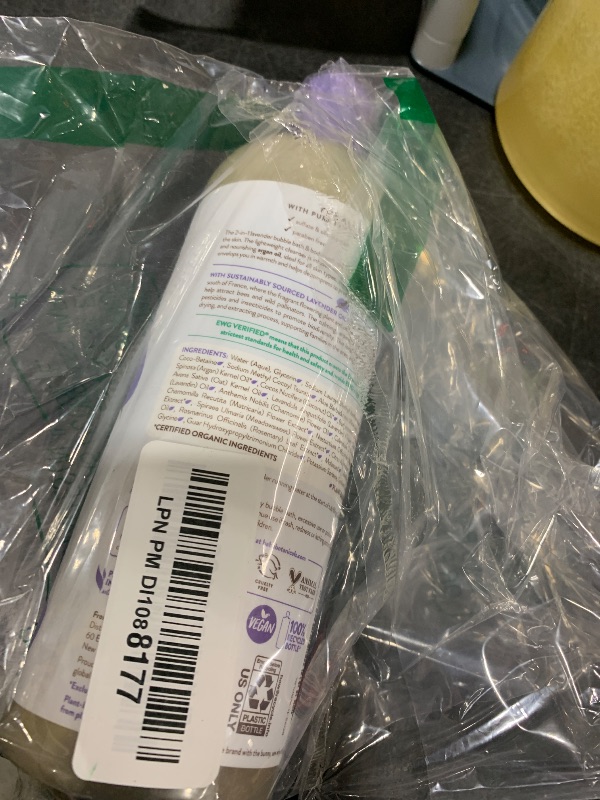 Photo 1 of Babo Botanicals Calming Lavender 2-in-1 Bubble Bath & Wash - Relaxing Chamomile & Lavender - EWG Verified- Vegan- For all ages- Scented with Lavender Essential Oil