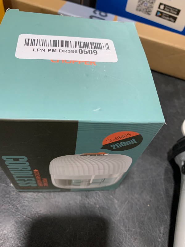 Photo 1 of Electric Garlic Chopper, Mini Portable Veggie Chopper, 250ML Garlic Grinder Masher Onion Chopper, Blender to Vegetable, Wireless Food Processor for Ginger, Chili, Fruit, Meat, etc