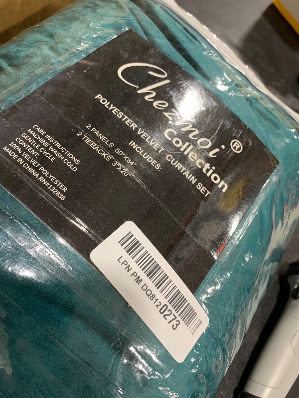 Photo 1 of Chezmoi Collection Lux Emerald Green Crushed Velvet Curtains 2 Panel Set - 84 inches Long Room Darkening Luxury Distressed Velvet Rod Pocket Window Drapes for Living Room Bedroom 50" W x 84" L