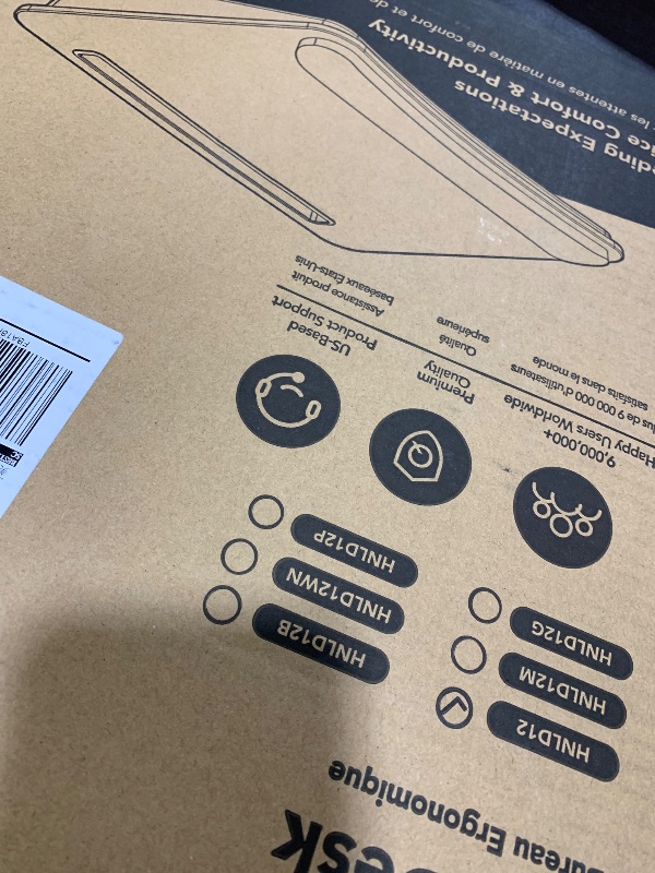 Photo 1 of HUANUO Portable Lap Laptop Desk with Pillow Cushion, Fits up to 15.6 inch Laptop, with Anti-Slip Strip & Storage Function for Home Office Students Use as Computer Laptop Stand, Book Tablet