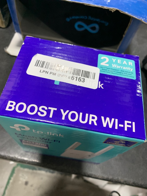 Photo 1 of TP-Link AC1200 WiFi Extender, 2024 Wirecutter Best WiFi Extender, 1.2Gbps home signal booster, Dual Band 5GHz/2.4GHz, Covers Up to 1500 Sq.ft and 30 Devices ,support Onemesh, One Ethernet Port (RE315)