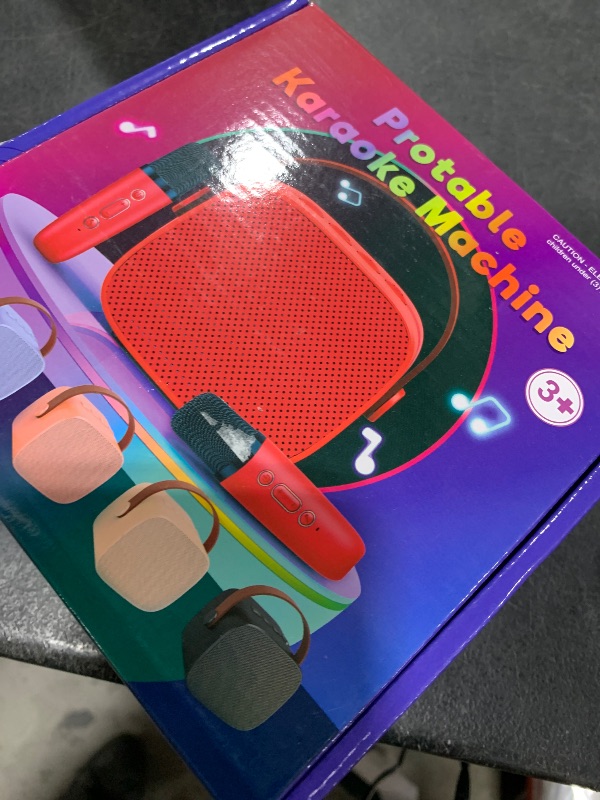 Photo 1 of Princess Karaoke Microphone Machine Toys: Colorful LED Portable Bluetooth Speaker with 2 Wireless Mics Toys Gifts for 4 5 6 7 8 9 Years Old Girls Kids Birthday Party Gift for Girl Girls Ages 4-12+