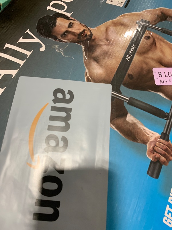 Photo 1 of Ally Peaks Pull Up Bar for Doorway | Thickened Steel Max Limit 440 lbs Upper Body Workout| Multi-Grip Strength| Indoor Chin-Up Bar Fitness Trainer for Home Gym Portable