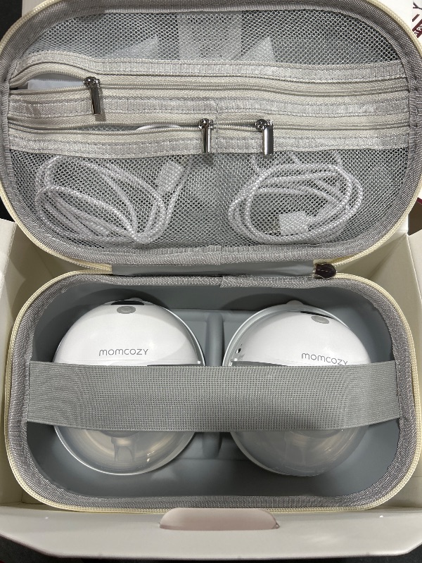 Photo 1 of Momcozy Breast Pump, Double-Sealed Flange for Comfort - 24mm, 2 Pack Ash Gray