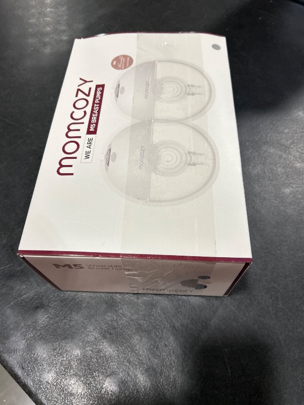 Photo 1 of Momcozy Breast Pump, Double-Sealed Flange for Comfort - 24mm, 2 Pack Ash Gray