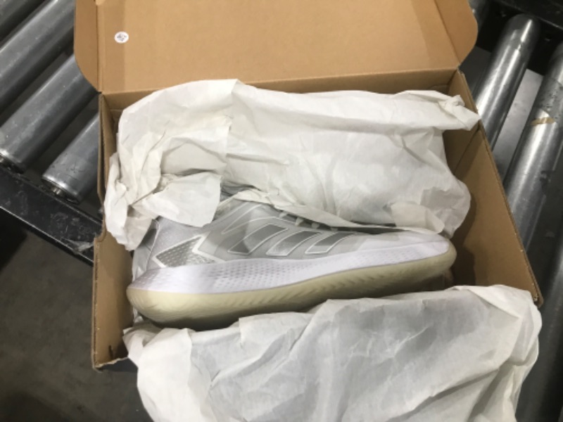 Photo 1 of adidas Women's Defiant Speed Sneaker, White/Silver Metallic/Grey One, 9