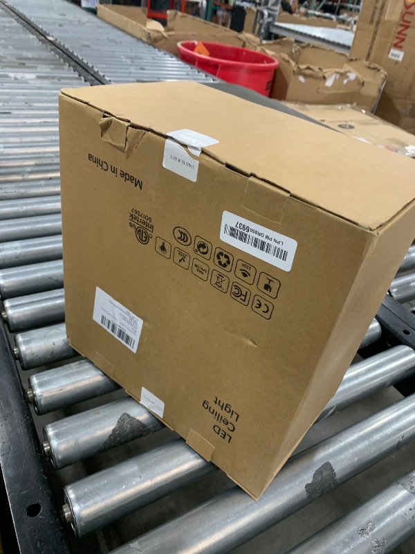 Photo 1 of TALOYA 8 Pack 12 Inch Flush Mount LED Ceiling Light Fixture, White Sleek Ceiling Lamps for Kitchen Living Room Laundry, 3000K/3500K/4000K/5000K/6500K CCT Selectable, Easy to Install and Ultra Slim